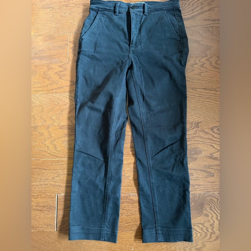 Everlane Black Cropped Chino Pants